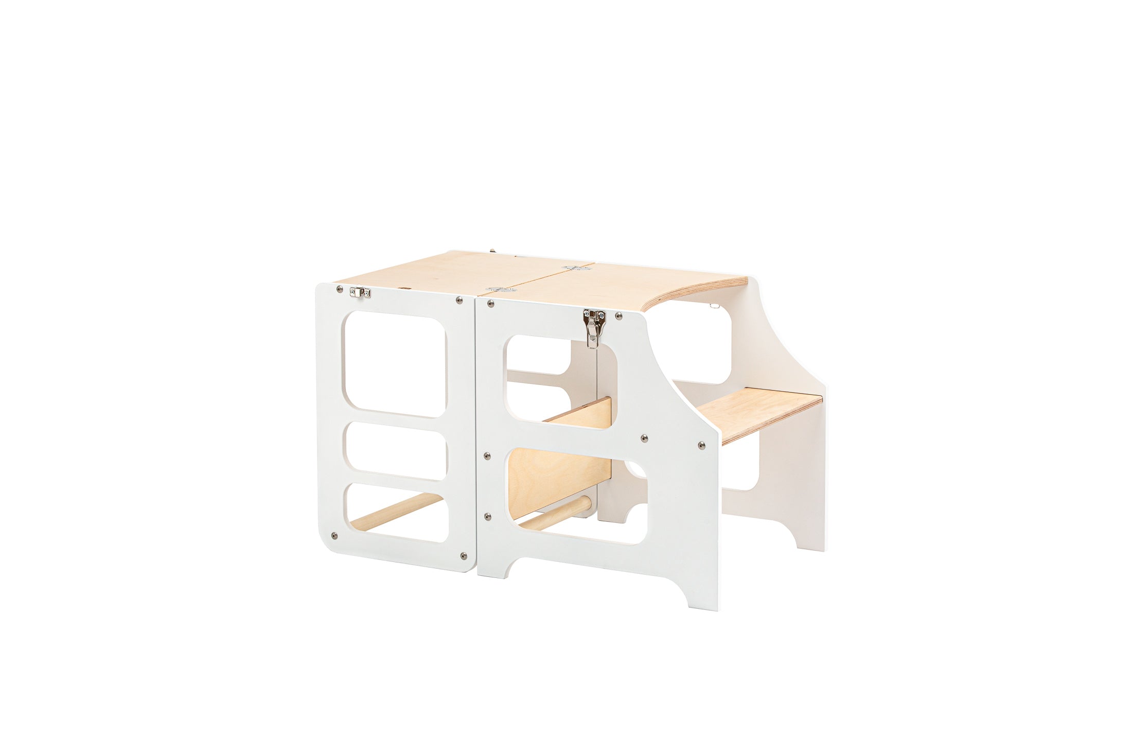 Foldable kitchen tower - Duck Woodworks