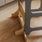 Foldable kitchen tower high chair - Duck Woodworks