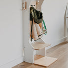 Children's Outwear Organizer – Sturdy Wood Frame Wardrobe - Duck Woodworks