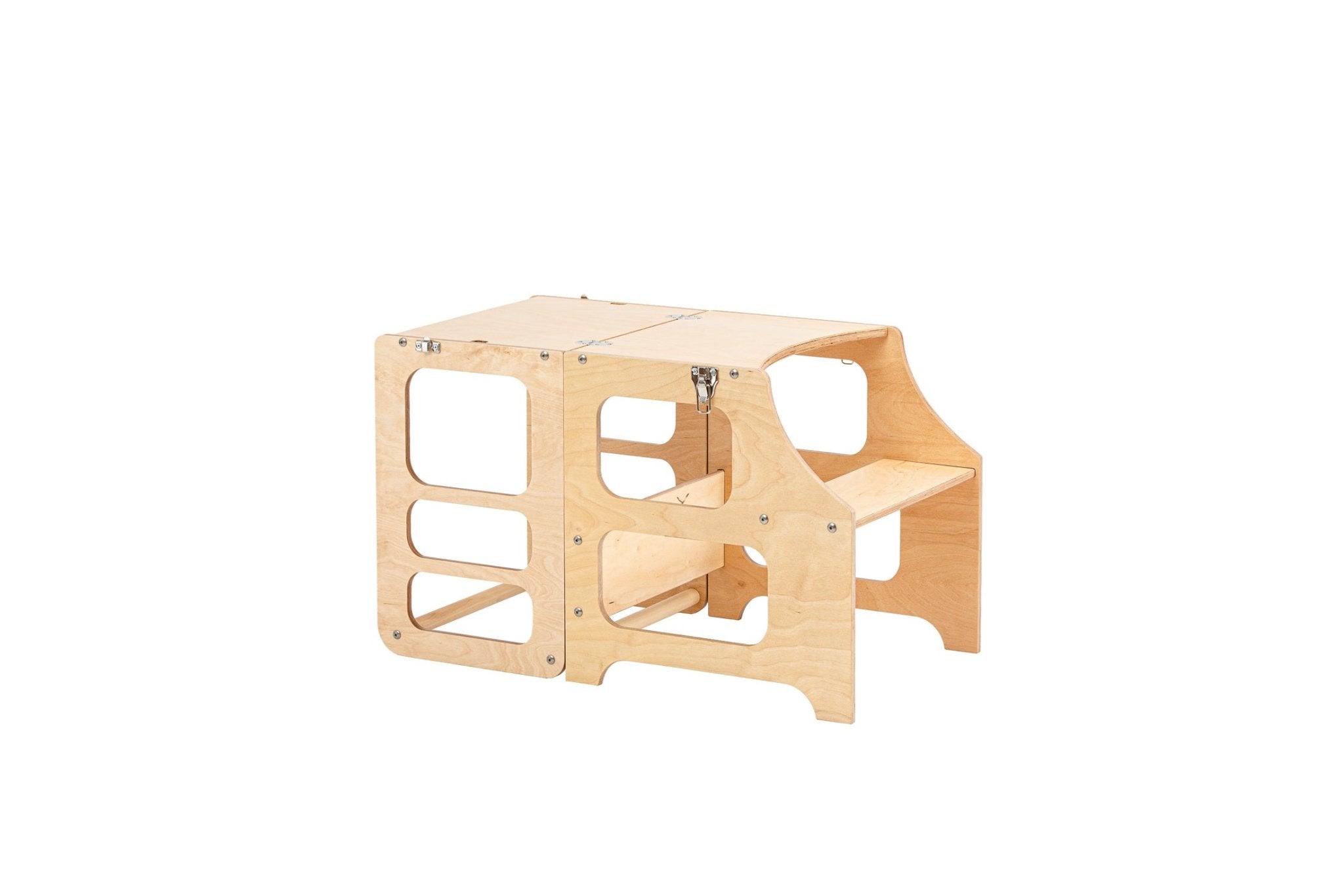 Foldable kitchen tower - Duck Woodworks